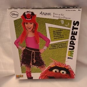Muppets Animal Disney Halloween Costume Set - Size 4-6 - NIB